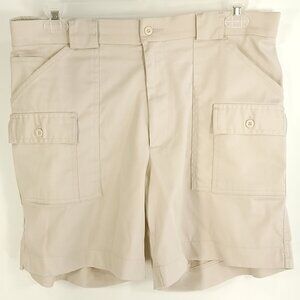 Sportif USA Shorts Men's 36 Khaki Cargo Stretch Hiking Fishing Outdoors Utility